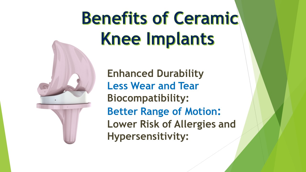 Benefits of ceramic knee implants