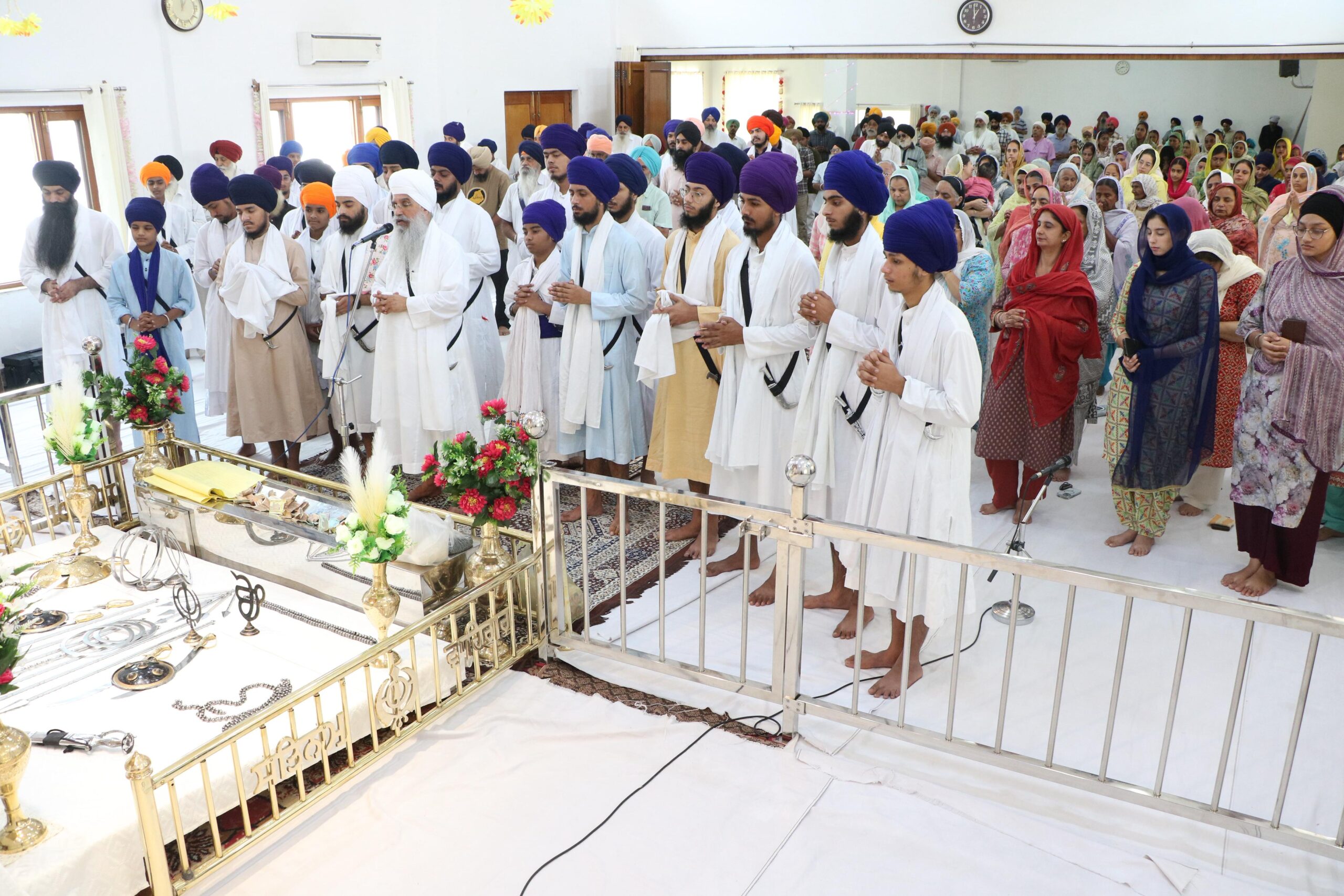 ਜਵੱਦੀ ਟਕਸਾਲ ਵਿਖੇ ਸ੍ਰੀ ਗੁਰੂ ਗ੍ਰੰਥ ਸਾਹਿਬ ਜੀ ਦੀ ਸੰਪੂਰਨਤਾ ਦਿਵਸ ਨੂੰ ਸਮਰਪਿਤ ਹਫਤਾਵਾਰੀ ਨਾਮ ਸਿਮਰਨ ਸਮਾਗਮ ਹੋਇਆ   ਗੁਰੂ ਗ੍ਰੰਥ ਸਾਹਿਬ ਜੀ ਵਿੱਚ ਪਰਮੇਸ਼ਰ ਦਾ ਇੱਕ ਸਰਬ ਸਾਂਝਾ ਸਰੂਪ ਹੈ- ਸੰਤ ਅਮੀਰ ਸਿੰਘ